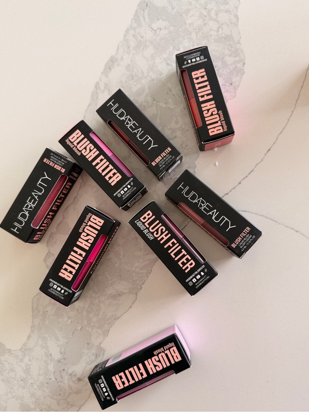 HUDA BEAUTY Blush Filter Liquid Blush Collection — Pink & Coral Tones